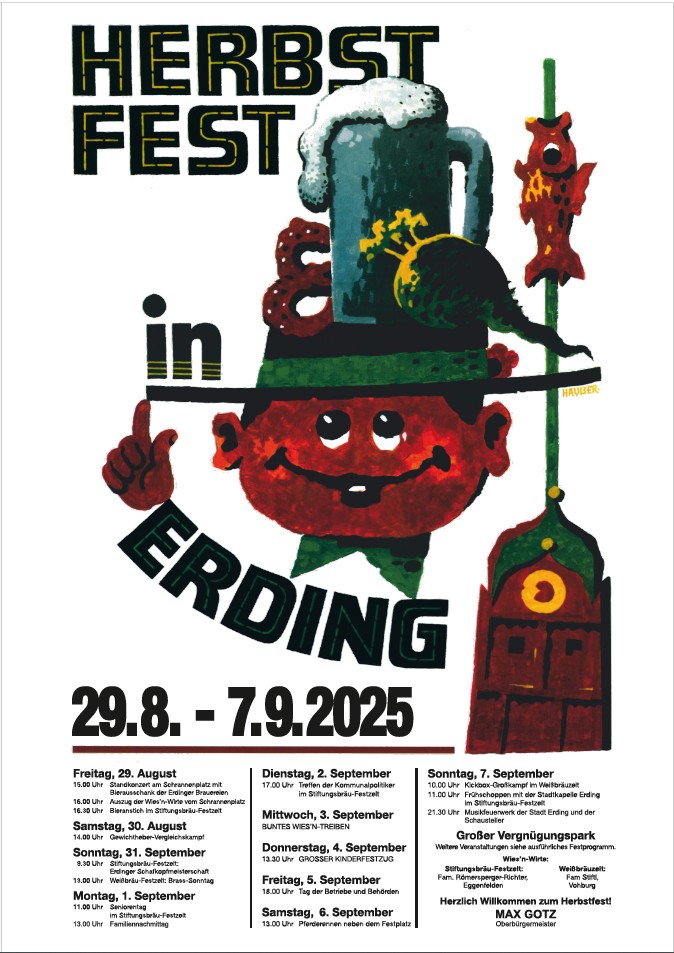 Herbstfestlogo und Plakat 2025 Herbstfestlogo 2025